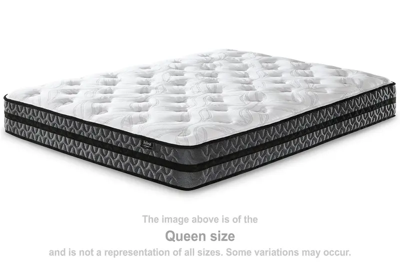 10-Inch White King Hybrid Mattress – Pocketed Coils + Memory Foam 1