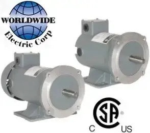 180V Dc Electric Motor – 1/3 Hp, 1800 Rpm, Tenv Enclosure, C-Face 56C Frame 1