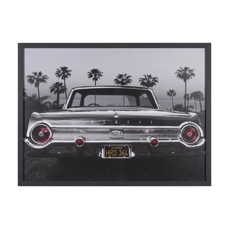 1965 Ford Galaxie 500Xl – Hand-Embellished Framed Photo Art Print By Larry Butterworth 1