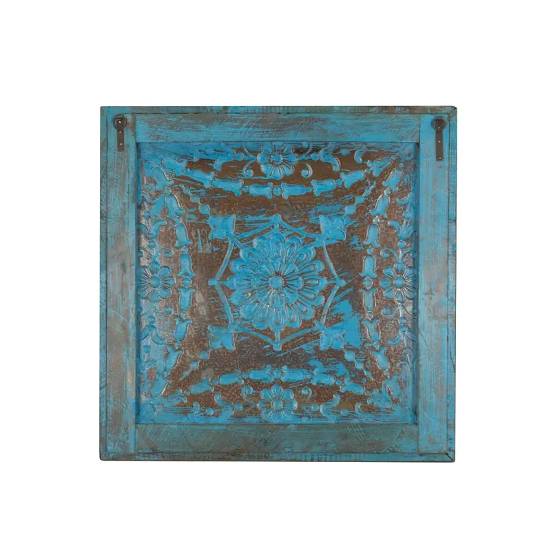 28-Inch Square Antique Blue Iron Ceiling Decorative Panel 1