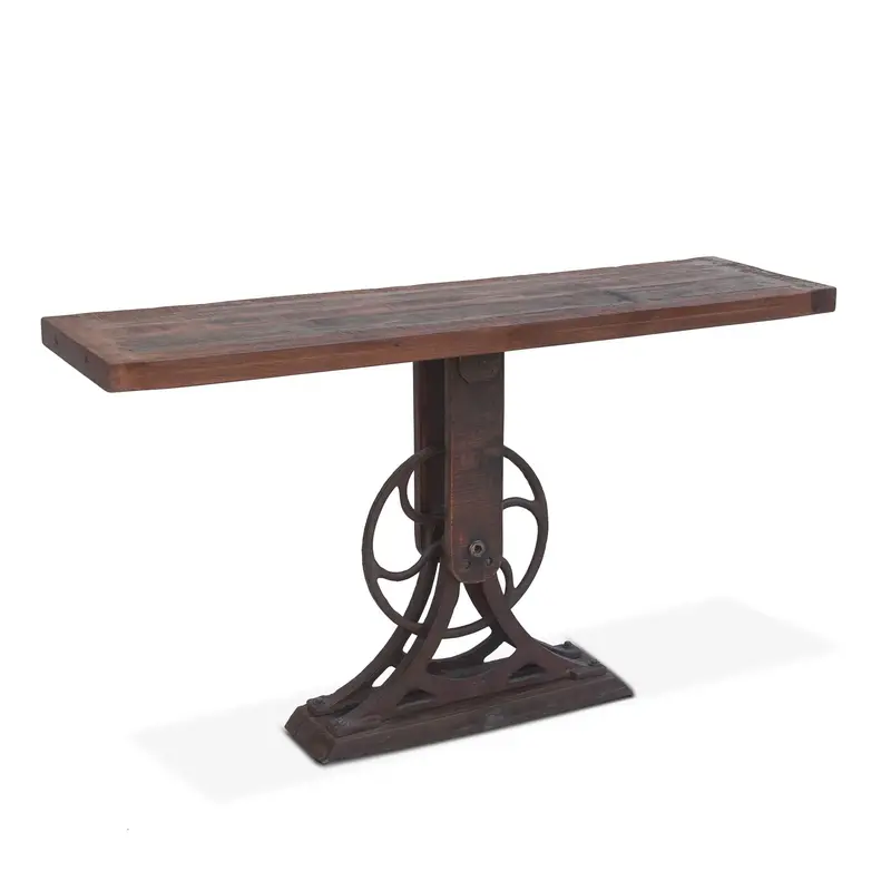 56" Whitley Console Table – Reclaimed Wood Design 1