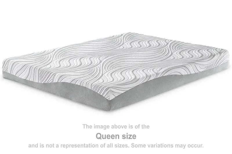 8-Inch Memory Foam Full-Size Mattress – Bright White Finish 1