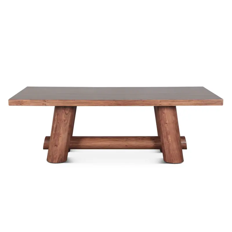 94" Light Vinegar Acacia Barrel Dining Table – Timbers Series 1