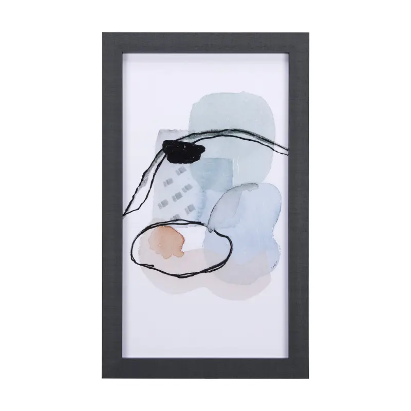 A Cloudy Afternoon Ii Framed Art Print By Mercana Studio – Textured Wall Decor Under Glass 1
