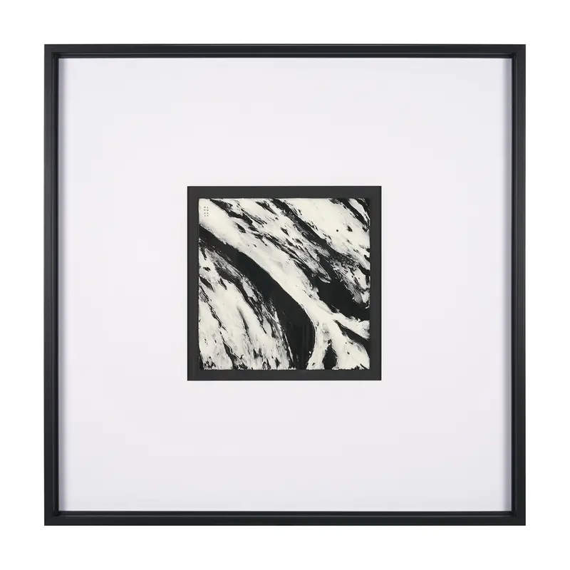 Abstract Branches – Original Handmade Framed Artwork Under Glass By Studio M 1