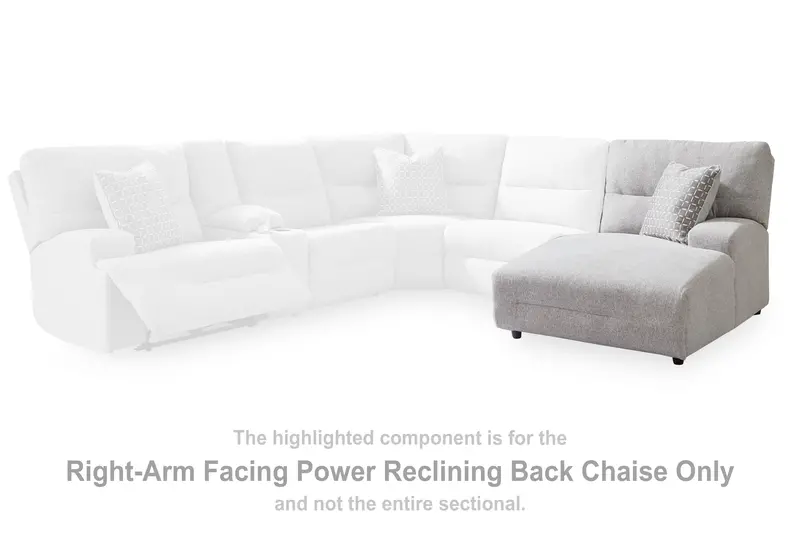 Acklen Place Alloy Right-Arm Power Press Back Chaise 1