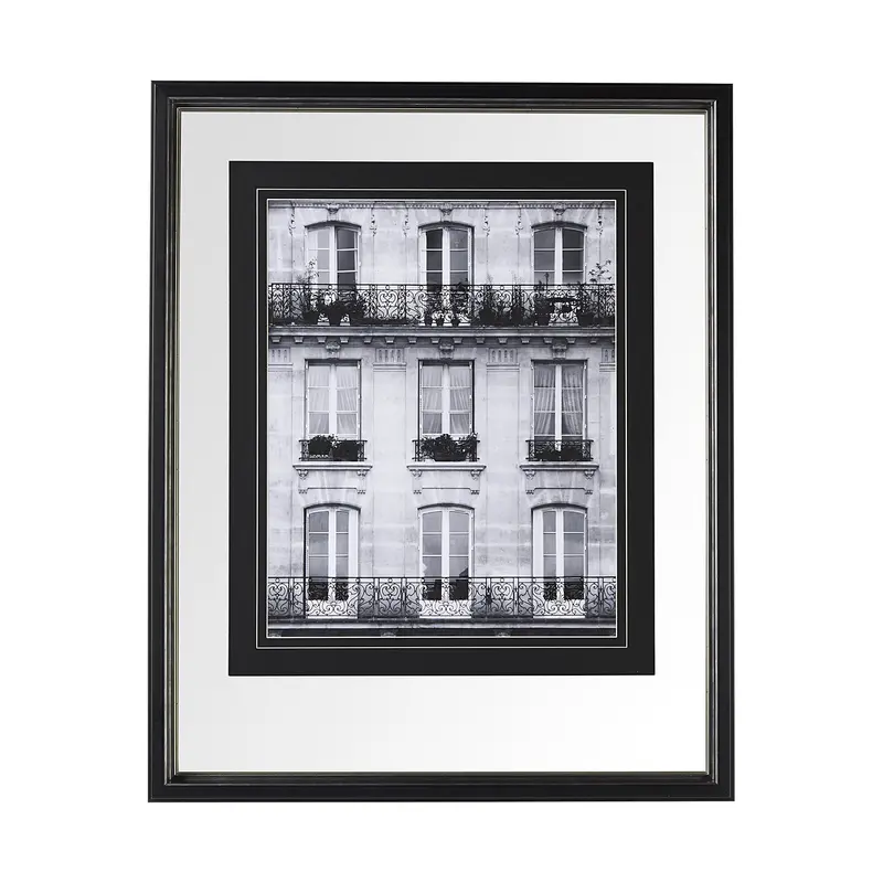 Across The Street Ii – Matted Framed Art Print By Laura Marshall 1