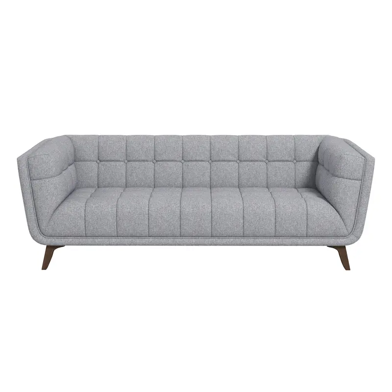 Addison Light Gray Large-Scale Upholstered Sofa 1