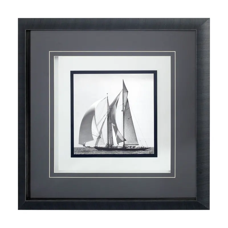 Adrift I Framed Photography – Matted Glass Art Print By Jorge Llovet 1