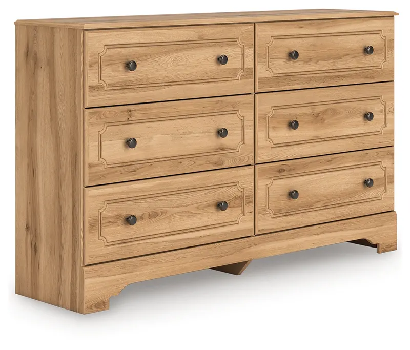 Aleaport Warm Brown 6-Drawer Dresser 1