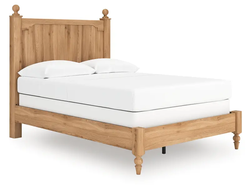 Aleaport Warm Brown Full Panel Bed Frame 1