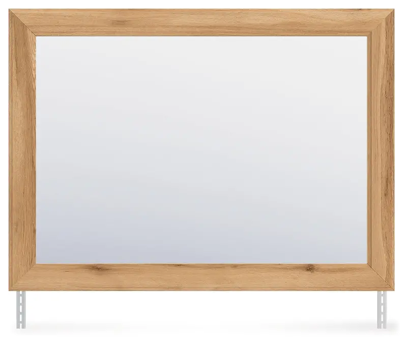 Aleaport Warm Brown Wall Mirror – Frame-Only Design 1