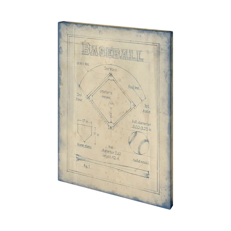 All About The Game I Canvas Art By Ethan Harper – Textured Hand-Embellished Wall Hanging 1