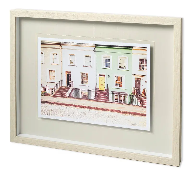 All Lined Up – Hand-Embellished Textured Framed Photo Art Print By Keri Bevan 1