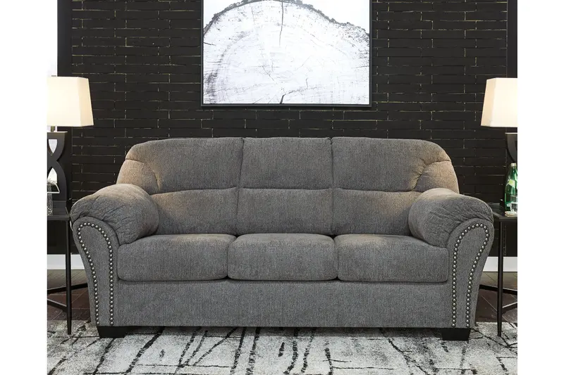 Allmaxx Pewter Fabric Sofa 1