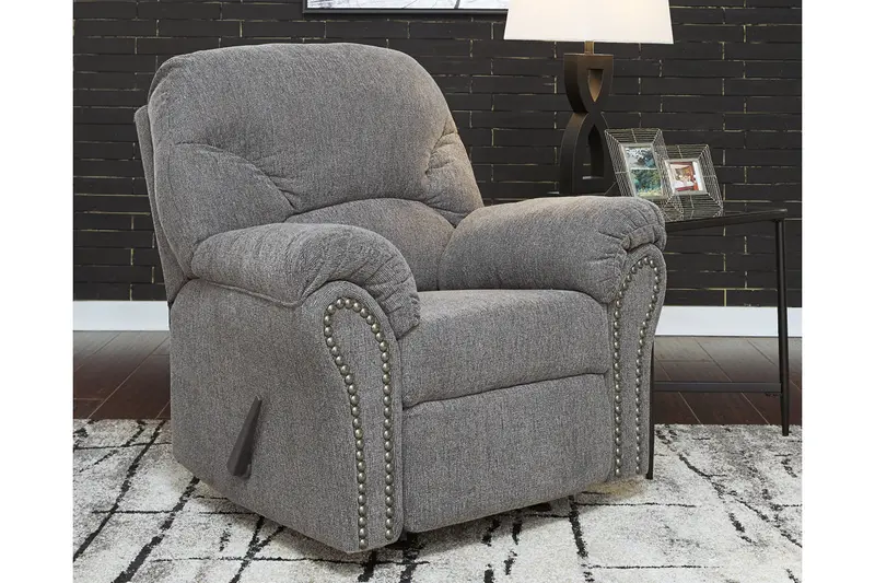 Allmaxx Pewter-Painted Power Recliner 1