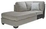 Altari Alloy Gray Left-Arm Corner Chaise With Seamless Joinery 1