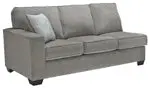 Altari Alloy Left-Facing Sofa With Metallic Accents 1