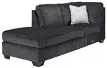Altari Slate Gray Left-Arm Corner Chaise With Premium Foam Cushioning 1