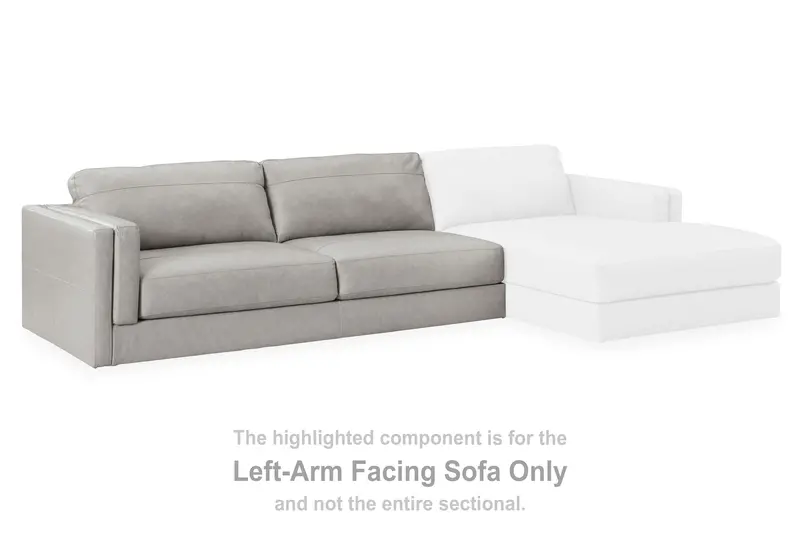 Amiata Glacier Sofa – Left-Arm Facing Configuration 1