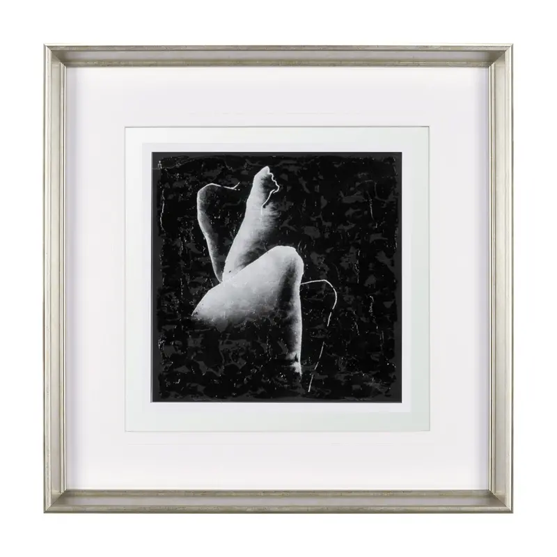 Andromedae Iv – Framed Hand-Embellished Textured Art Print With Protective Glass By Melody D 1