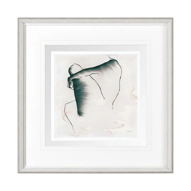 Andromedae Light Iii – Curated Framed Art Print With Textured Finish And Glass Matting By Melody D 1