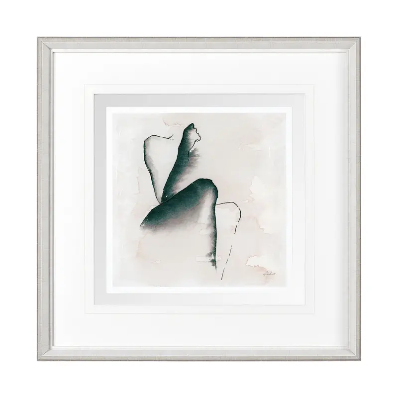 Andromedae Light Iv – Premium Framed & Matted Hand-Embellished Textured Art Print By Melody D 1