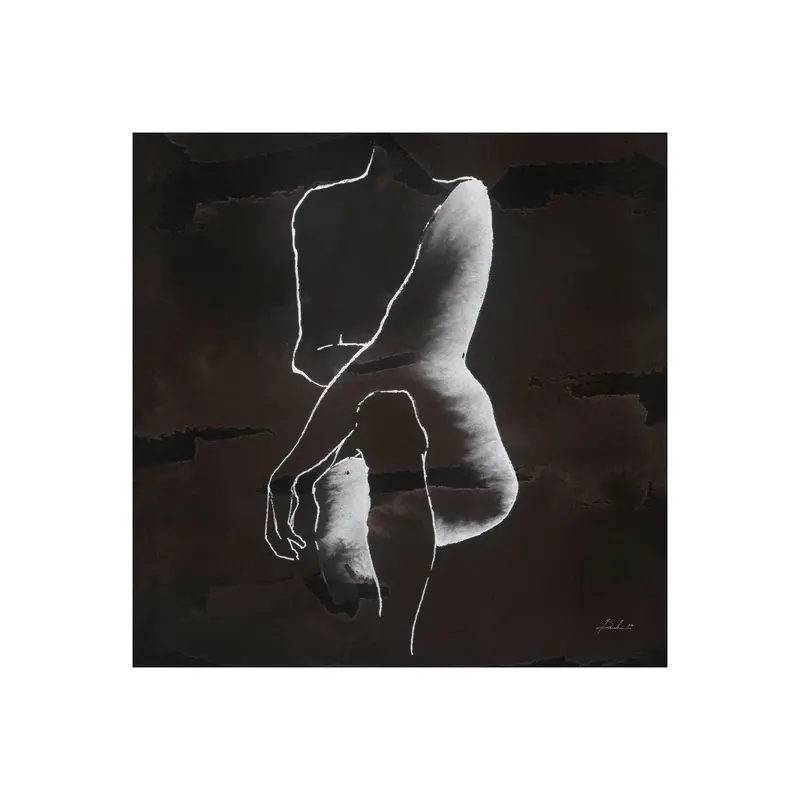 Andromedae V – Contemporary Hand-Embellished Textured Canvas By Melody D 1