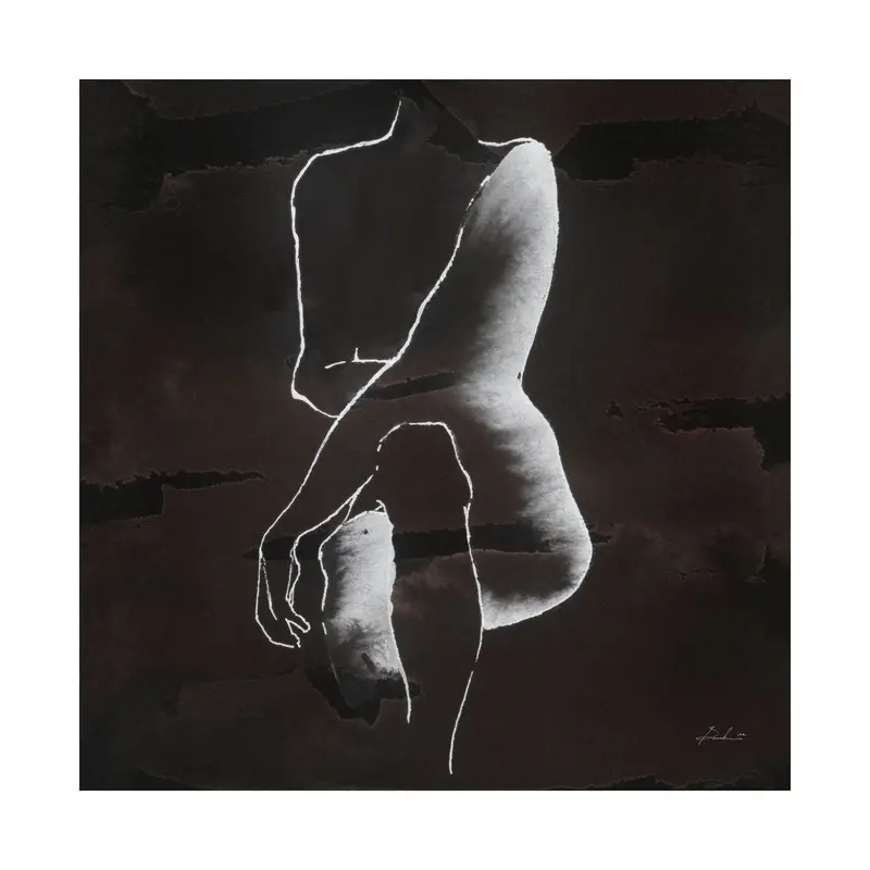 Andromedae V – Expressive Textured Canvas Painting, Hand Finished By Melody D 1