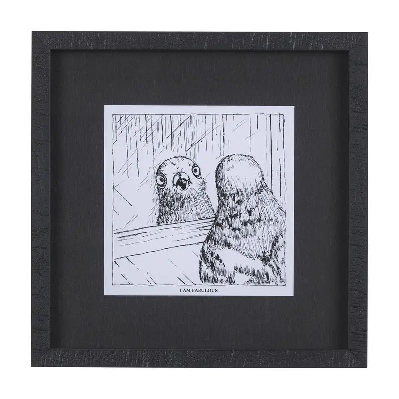 Animal Talk I Framed Art Print By Mercana Studio – Elegant Matted & Glazed Finish 1