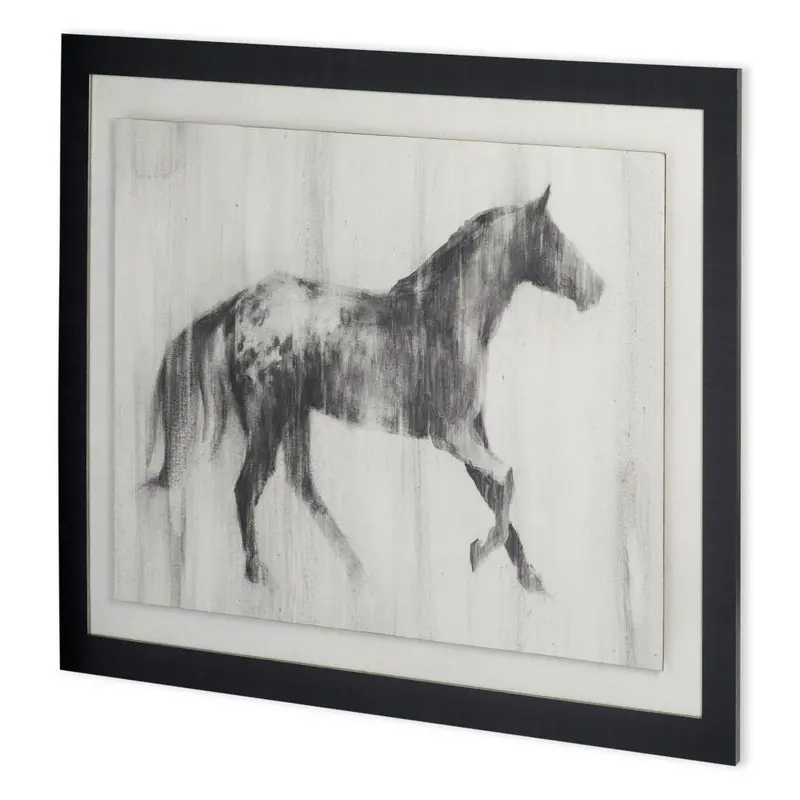 Appaloosa Study I Textured Decograph Art Print By Ethan Harper – Hand-Embellished & Framed 1