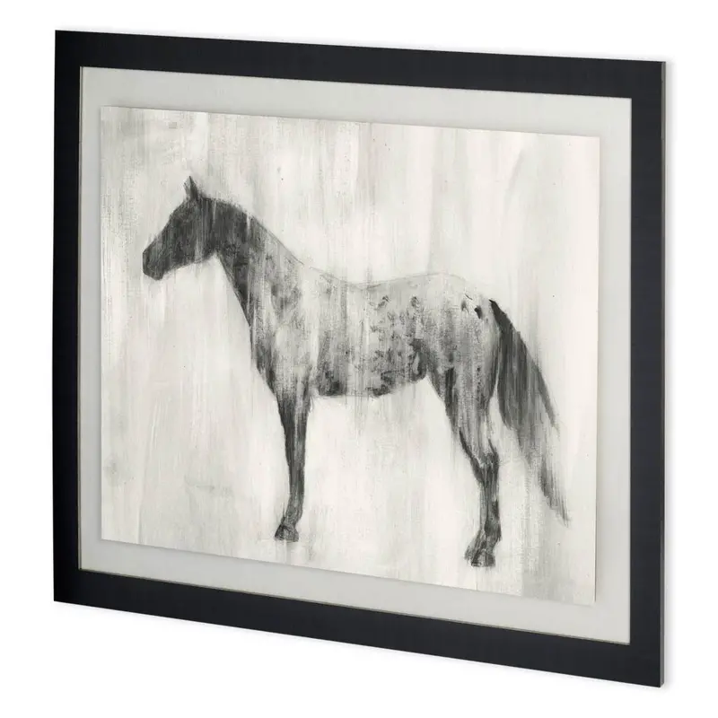 Appaloosa Study Ii Textured Decograph Art Print By Ethan Harper – Hand-Embellished & Framed 1