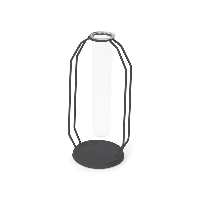 Aria Decorative Accent – Metallic And Glass Sculptural Piece (4.3"L × 3.9"W × 9.6"H) 1