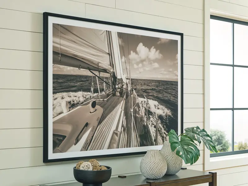 Arlanford Sepia Abstract Wall Art Print 1