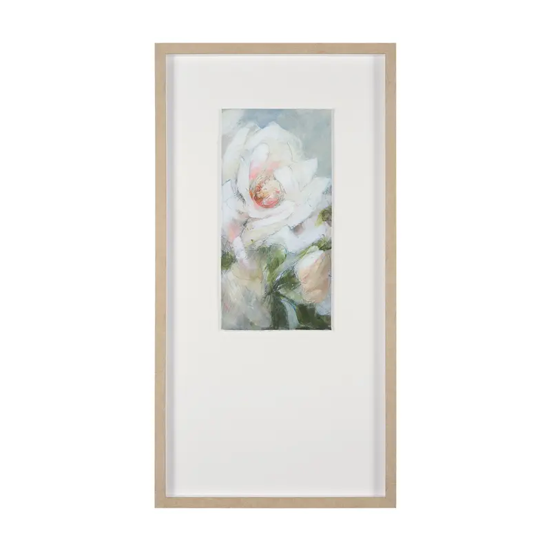 Aromatic Rose By Mercana Studio – Hand-Embellished Framed Art Print With Mat And Glass 1