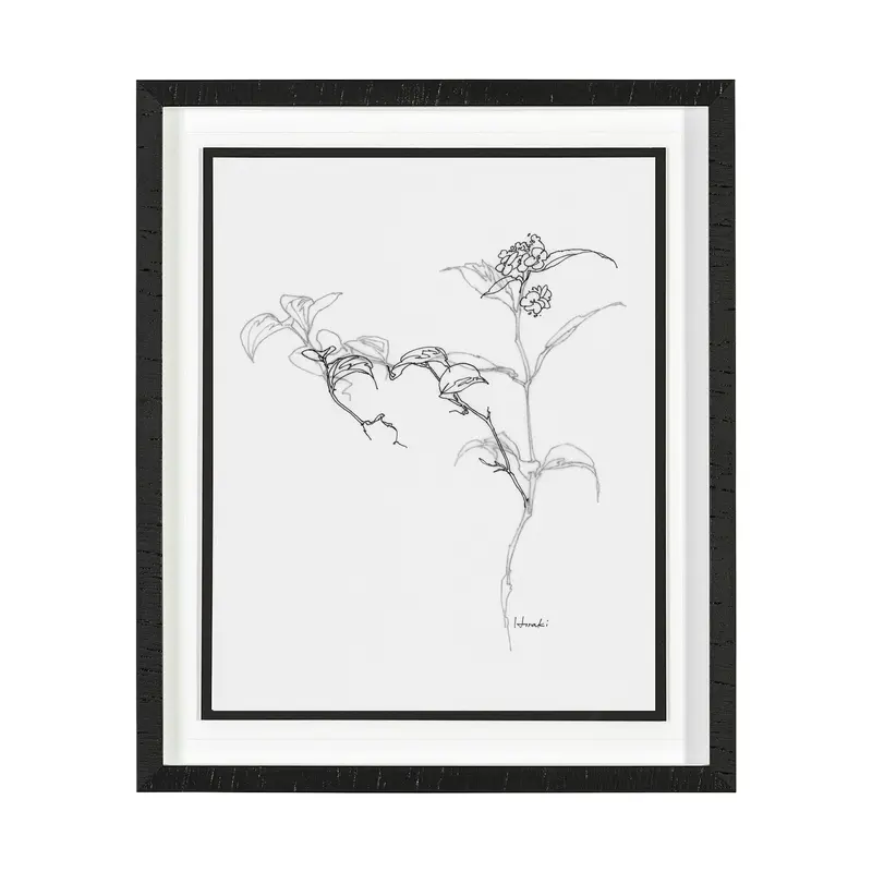 Arrangement Vi By Hiraki – Gallery-Style Framed Print Under Glass 1