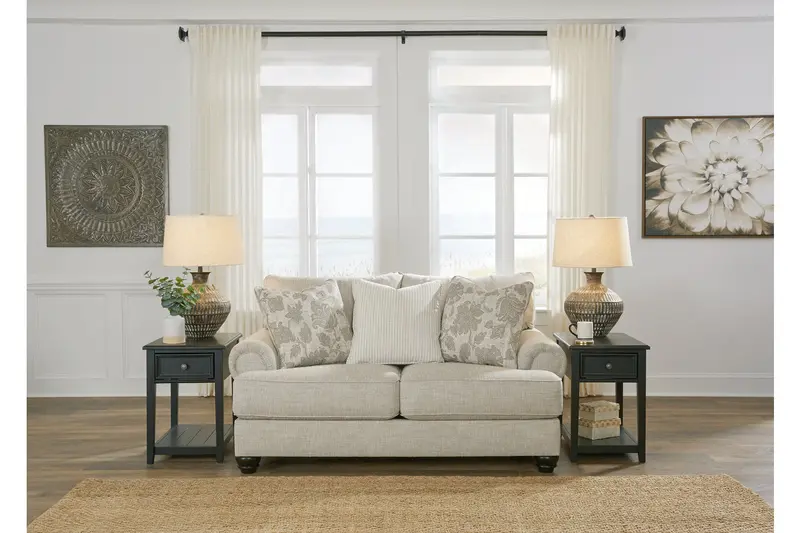 Asanti Fog Gray Loveseat 1
