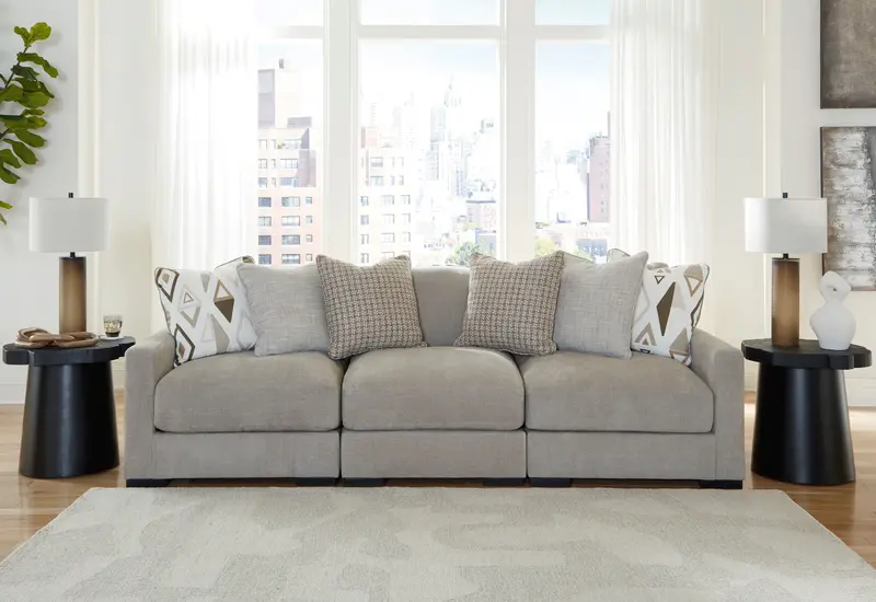 Aslan Court Pebble 3-Piece Sofa-Based Sectional 1
