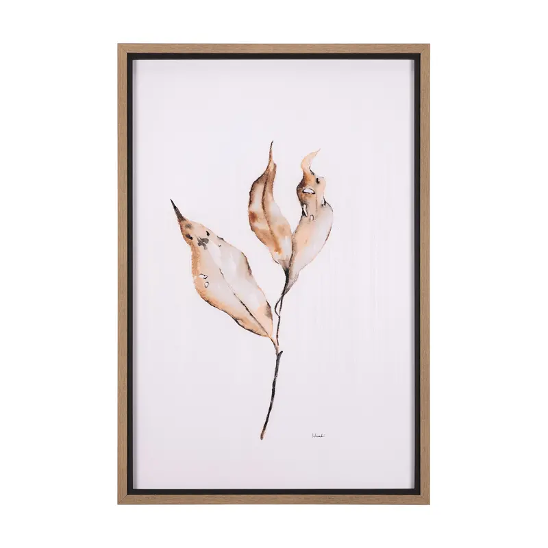 Autumn Message I: Hand-Embellished Textured Framed Artwork By Mercana Studio 1