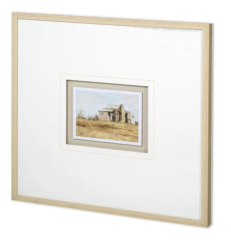 Autumnal Equinox I: Hand-Embellished Textured Framed Print With Matting And Glass By Mercana Studio 1