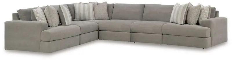 Avaliyah Ash-Finished 6-Piece Modular Sectional Sofa 1