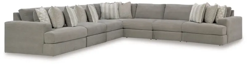 Avaliyah Ash Wood 7-Piece Modular Sectional Sofa 1