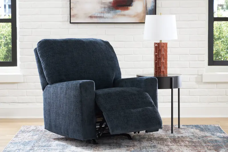 Aviemore Ink Blue Power Recliner 1