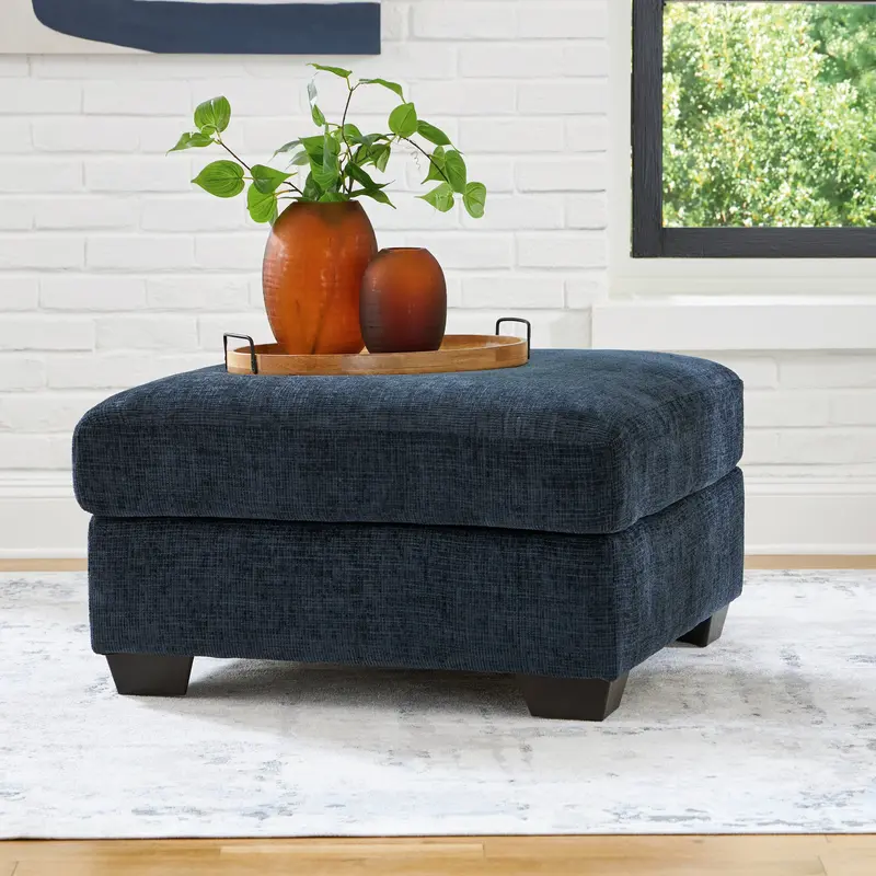 Aviemore Ink Oversized Accent Ottoman For Contemporary Lounging 1