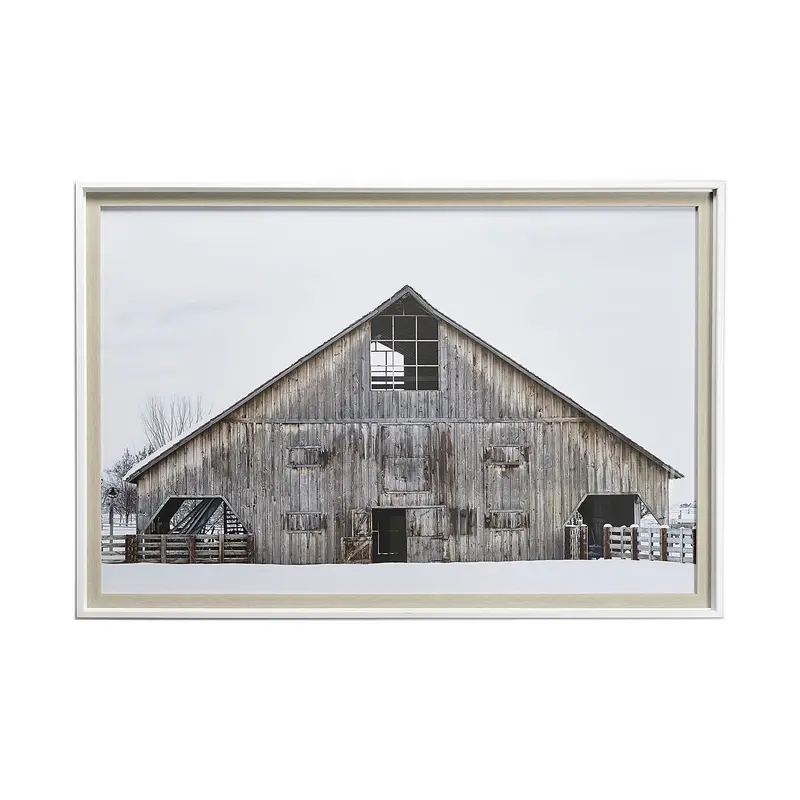 Awhc Barn 1 By Chris Dunker – Framed Photography Art Print With Mat And Glass 1