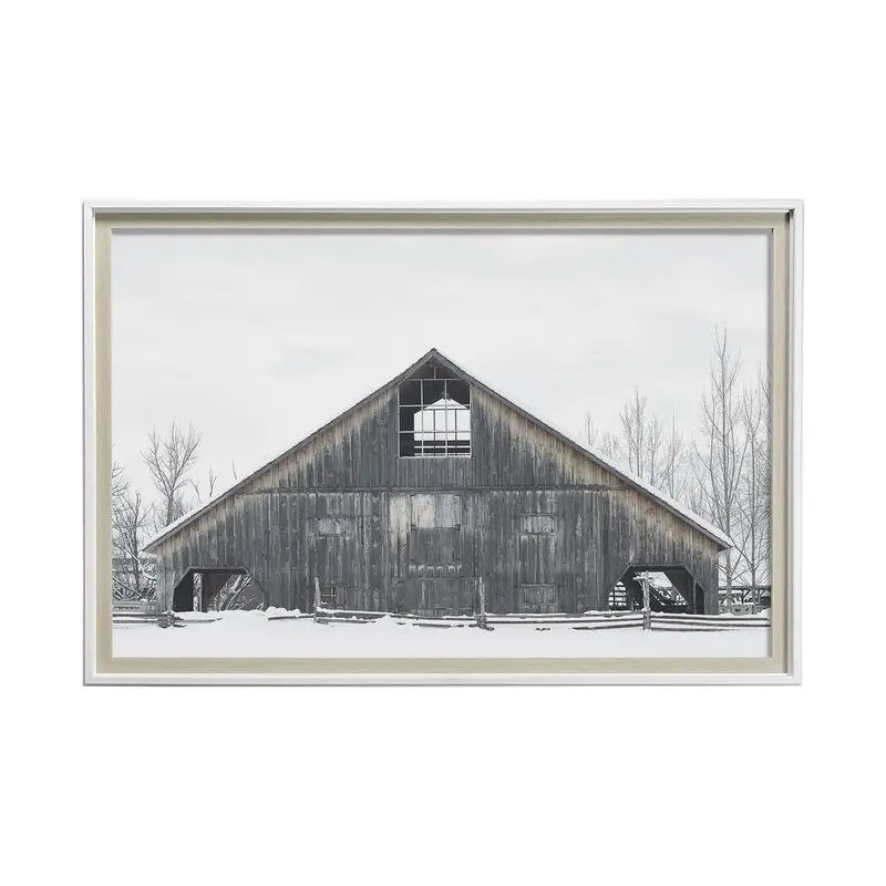 Awhc Barn 2 By Chris Dunker – Framed Photography Art Print With Mat And Glass 1