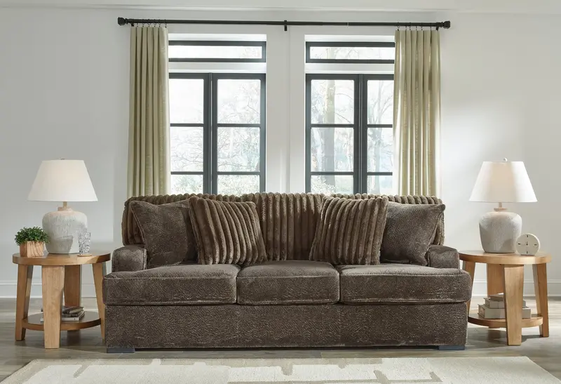 Aylesworth Chocolate Brown Sofa 1