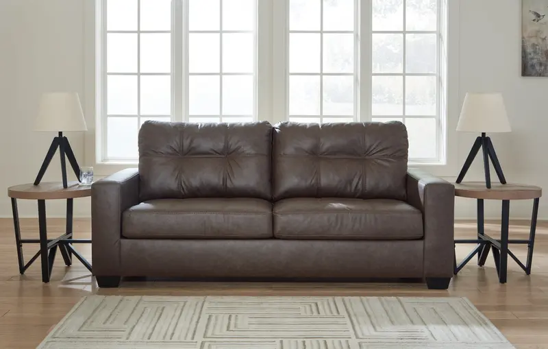 Barlin Mills Umber Fabric Sofa – Modern Living Room Seating 1