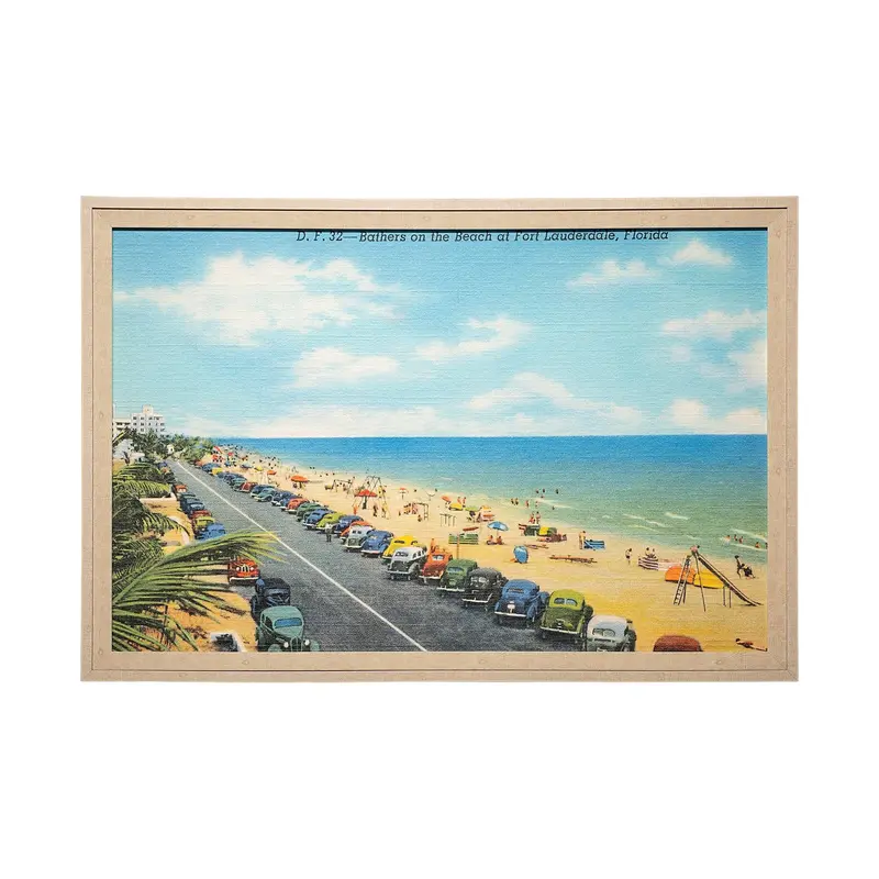 Beach Postcard Ii By Wild Apple Portfolio – Matted Framed Art Print 1