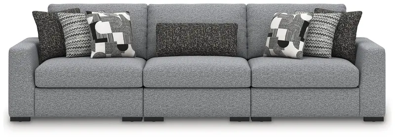 Bealton Salt & Pepper Sofa – 3-Piece Compact Sectional 1